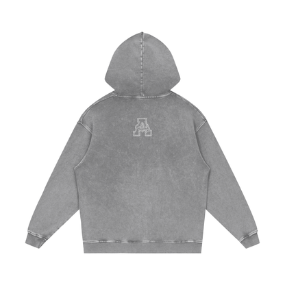 Cold World Acid Wash Oversize Hoodie