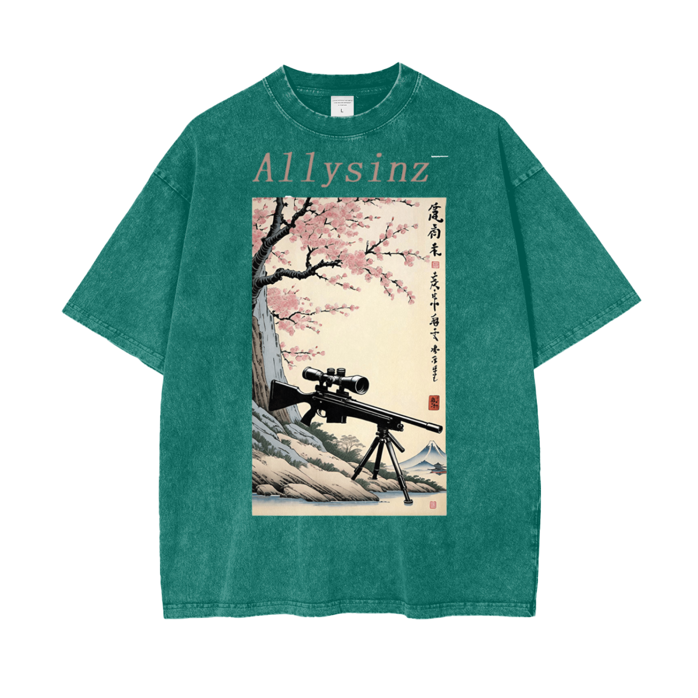 Allysinz Oversize Snow Washed T-Shirt
