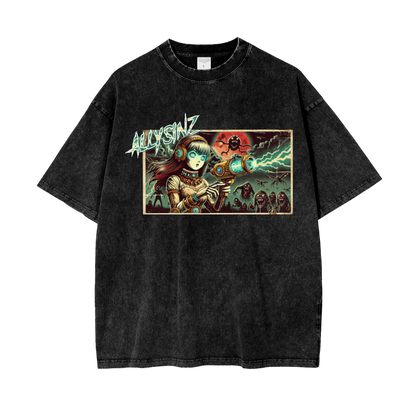 Allysinz Oversize Snow Washed T-Shirt
