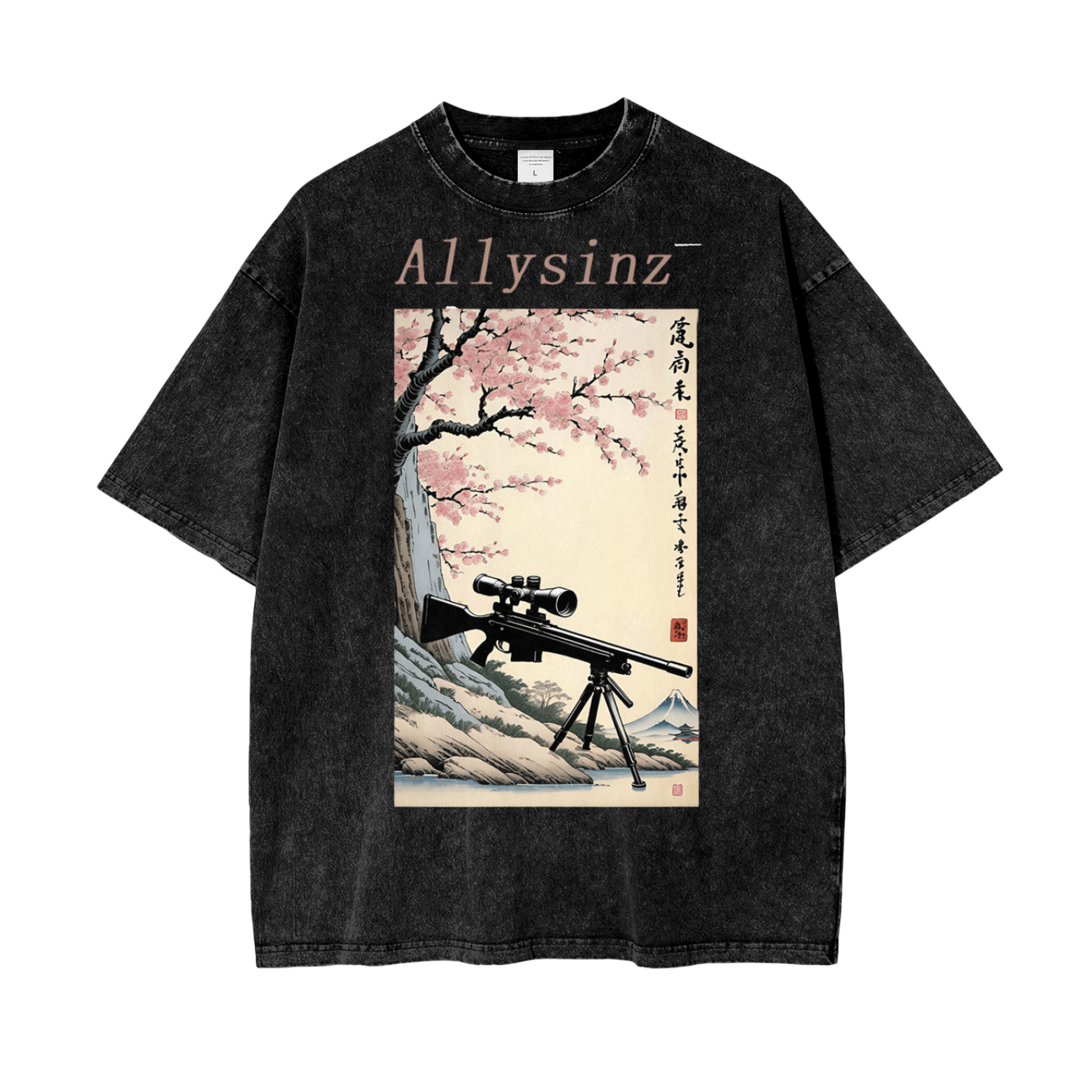 Allysinz Oversize Snow Washed T-Shirt