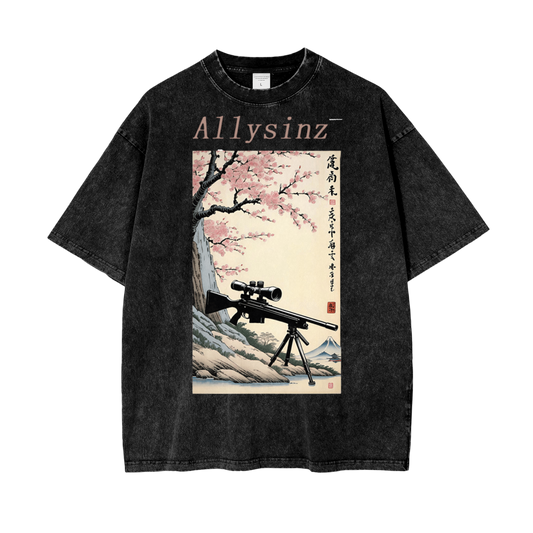 Allysinz Oversize Snow Washed T-Shirt