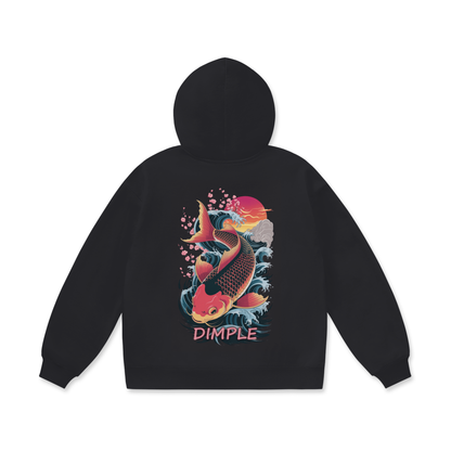 Dimple Oversize Heavyweight Fleece Hoodie