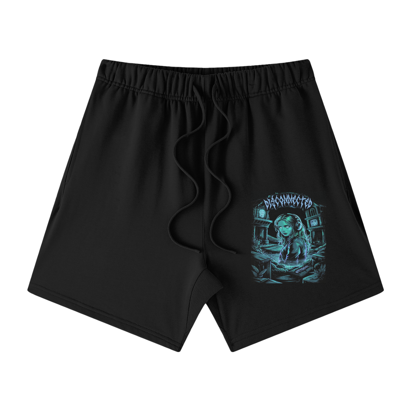 Disconnected Cotton Shorts