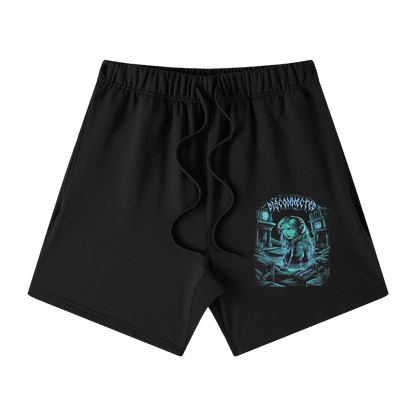Disconnected Cotton Shorts