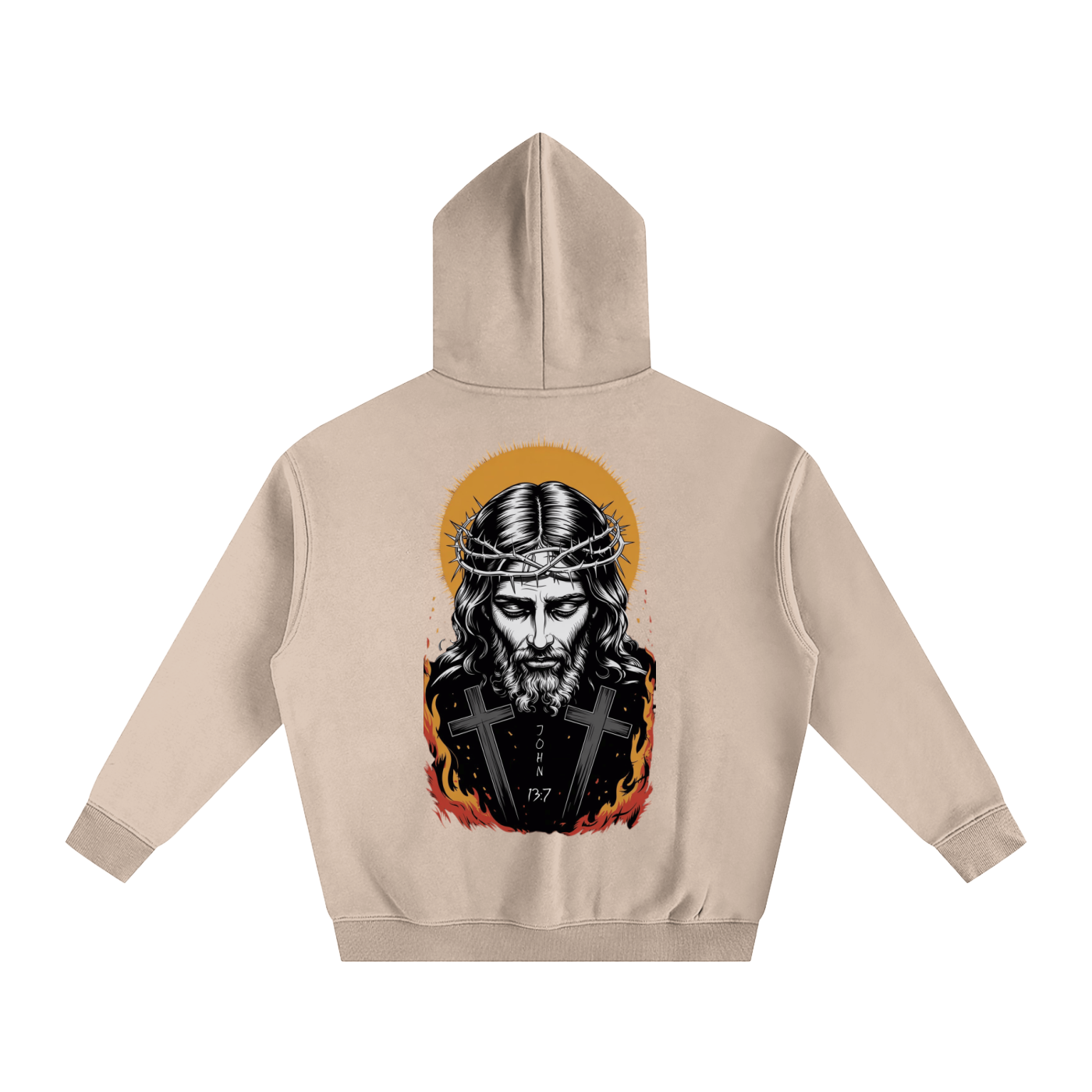 Jesus is King Oversize Fleeced Hoodie