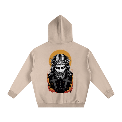 Jesus is King Oversize Fleeced Hoodie