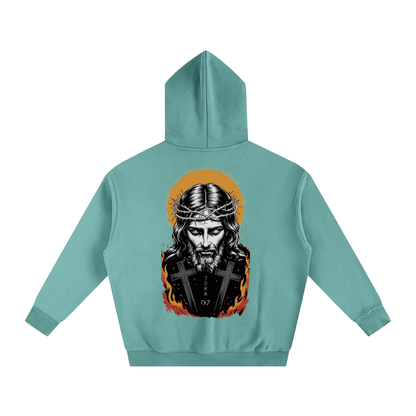 Jesus is King Oversize Fleeced Hoodie