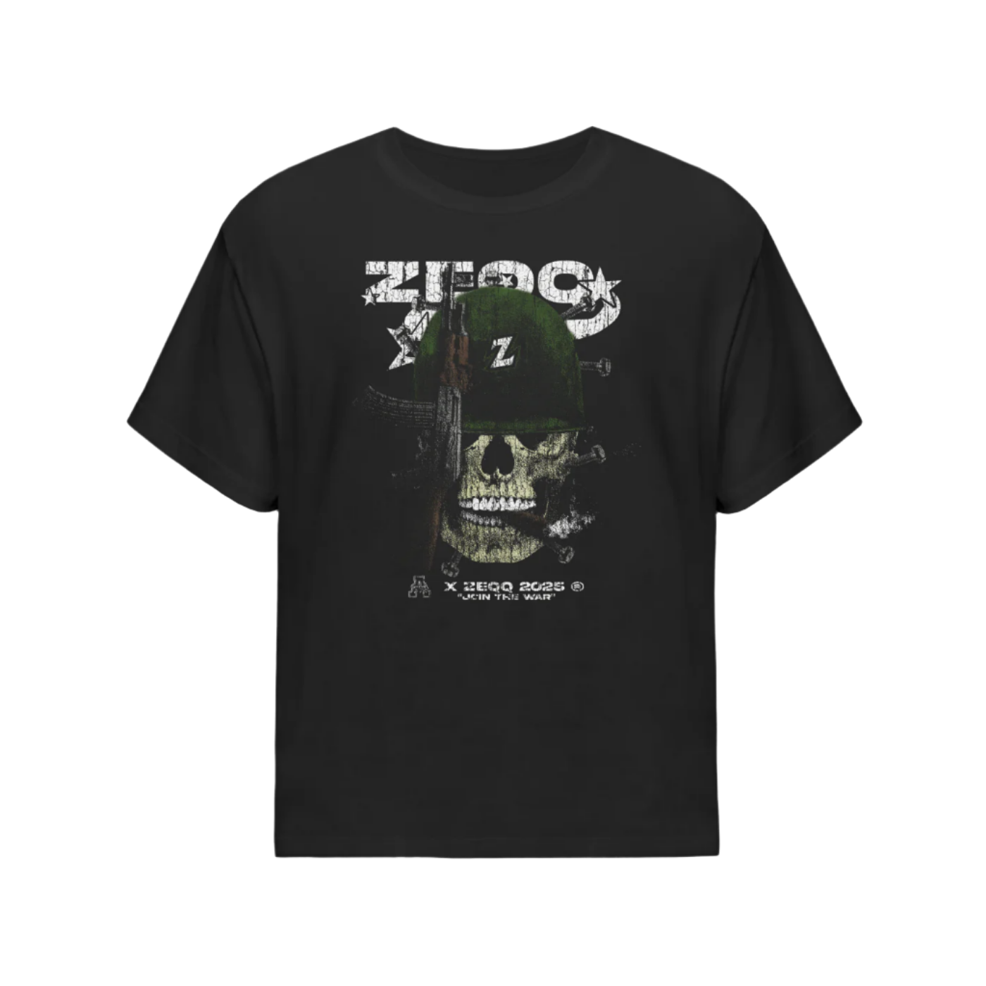 Join The War by Zeqq Cotton Oversized T-Shirt