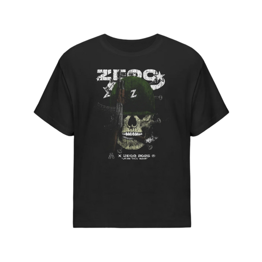 Join The War by Zeqq Cotton Oversized T-Shirt