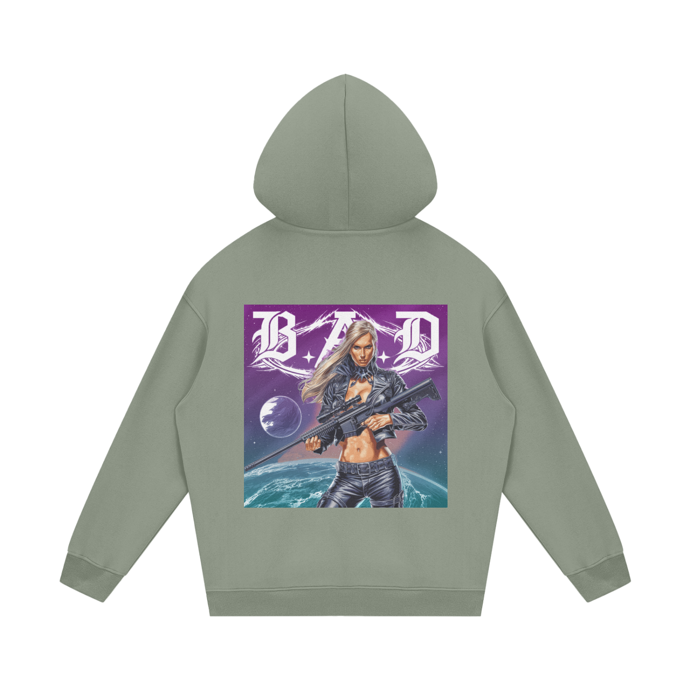 B.A.D. Streetwear Unisex Fleece Hoodie