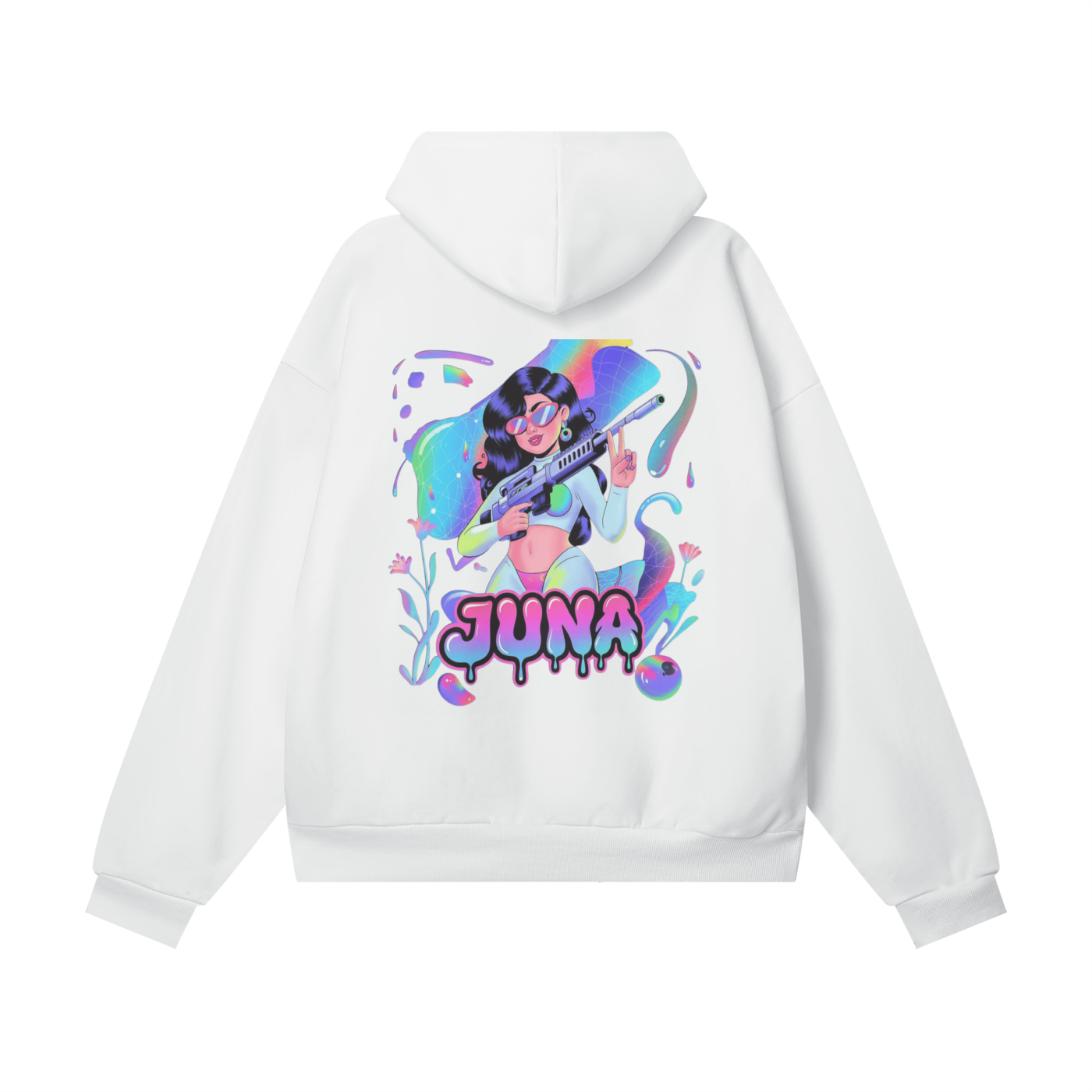 Juna Oversize Heavyweight Hidden Pocket Fleece Hoodie