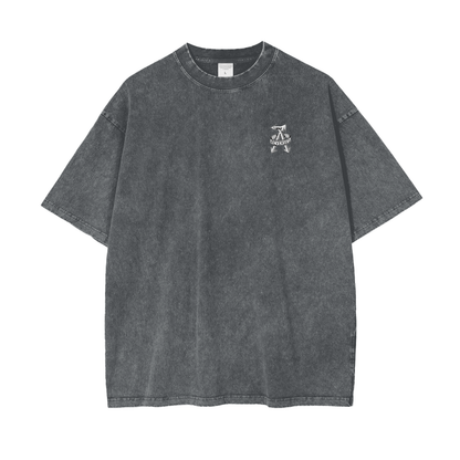Aonaran Reversed Oversize Snow Washed T-Shirt