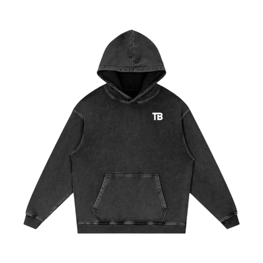 ThunderBuddies Acid Wash Oversize Hoodie