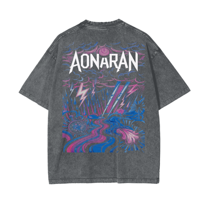 Aonaran Reversed Oversize Snow Washed T-Shirt