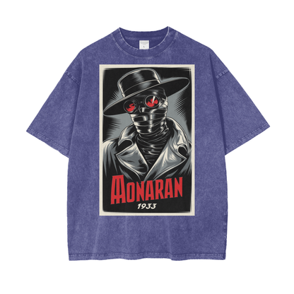 Aonaran Graphic Acid Wash Oversize T-Shirt