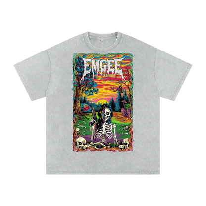 EMGEE Acid Wash Oversize T-Shirt