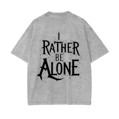 Aonaran Graphic Acid Wash Oversize T-Shirt