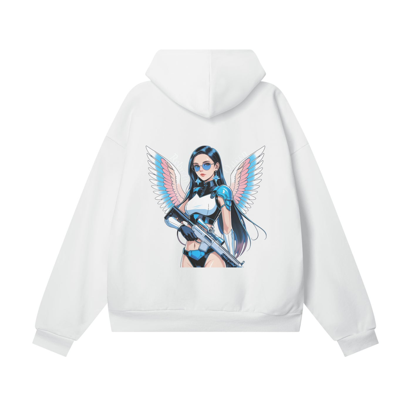 Livy J Oversize Heavyweight Hidden Pocket Fleece Hoodie