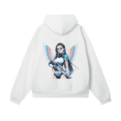 Livy J Oversize Heavyweight Hidden Pocket Fleece Hoodie