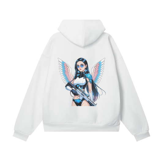 Livy J Oversize Heavyweight Hidden Pocket Fleece Hoodie