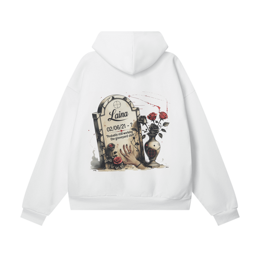 Laina Oversize Heavyweight Hidden Pocket Fleece Hoodie