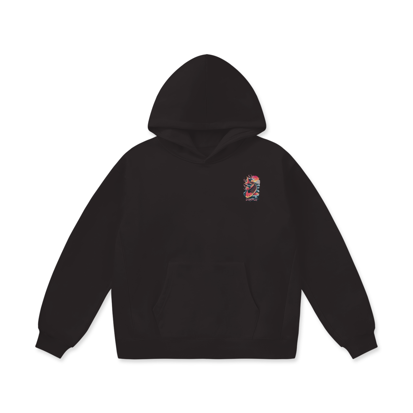 Dimple Oversize Heavyweight Fleece Hoodie