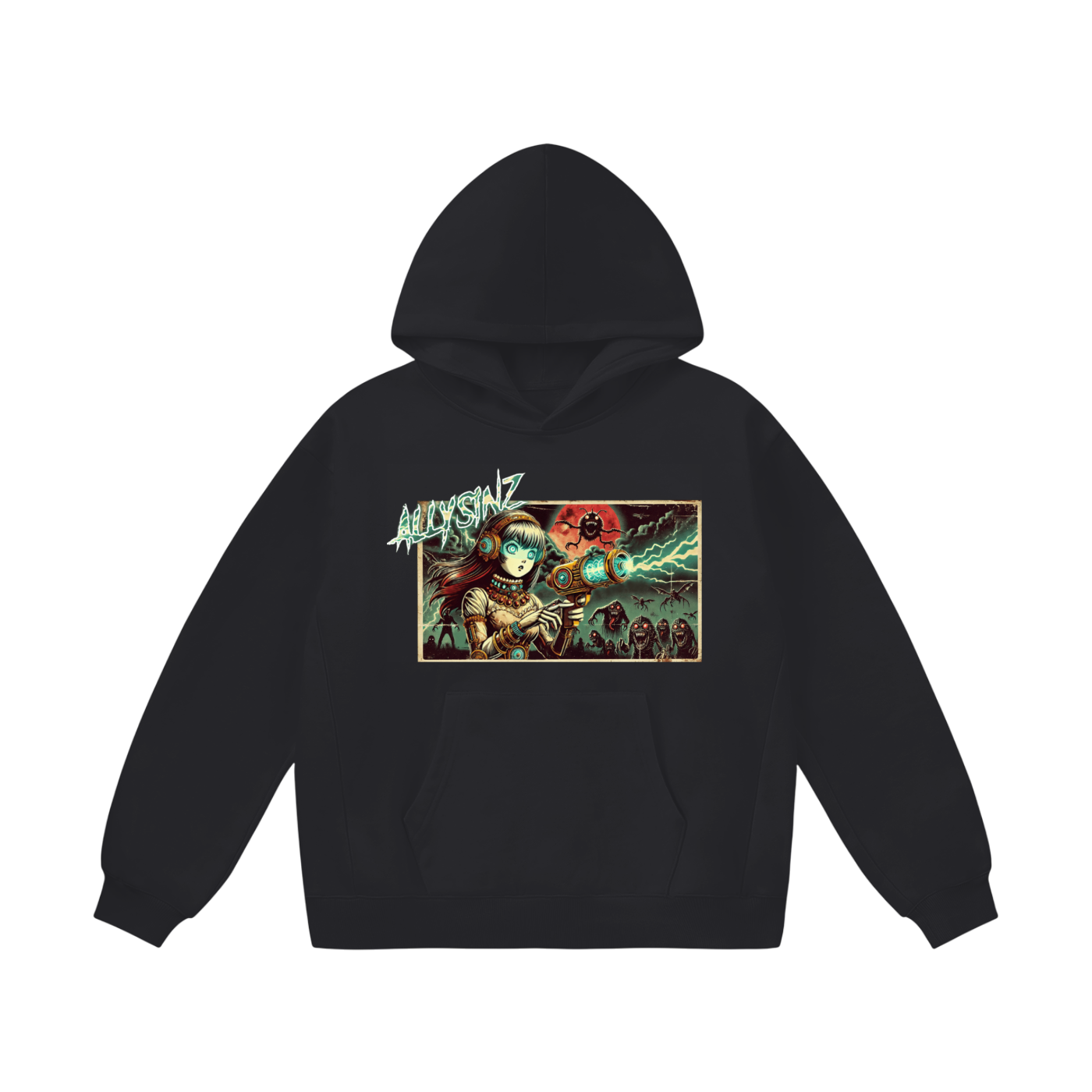 Allysinz Oversize Heavyweight Fleece Hoodie
