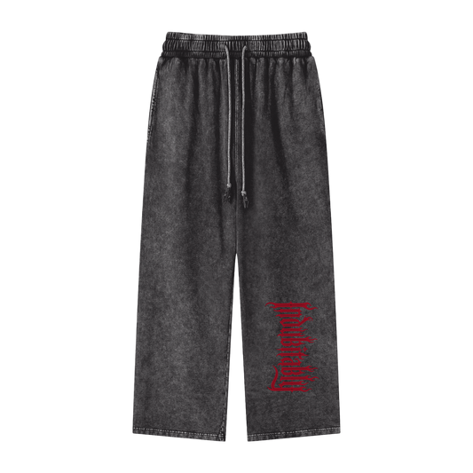 Mellaae Snow Washed Straight Leg Pants