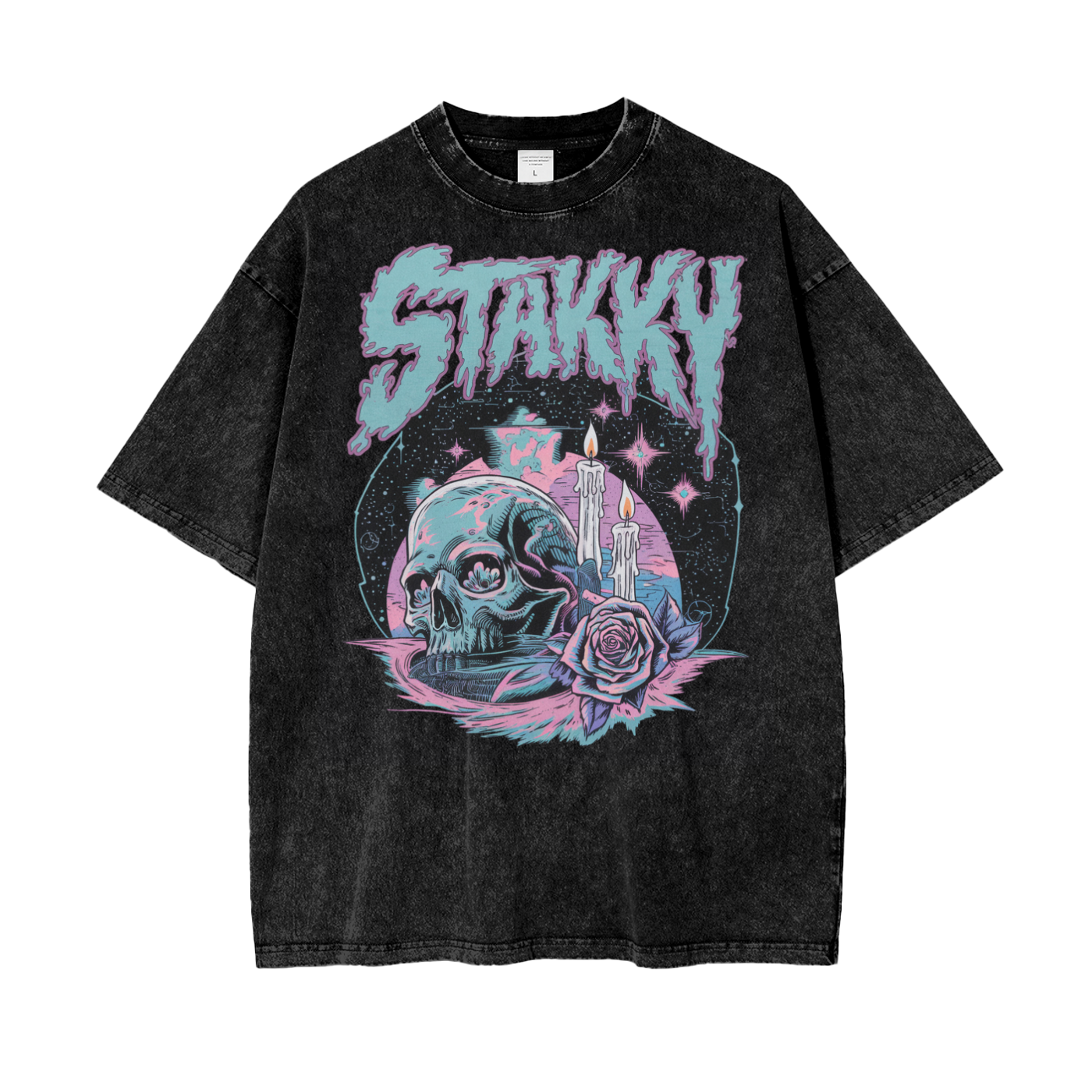 Stakky Oversize Snow Washed T-Shirt