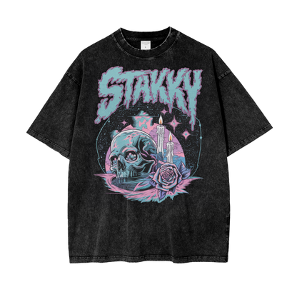 Stakky Oversize Snow Washed T-Shirt