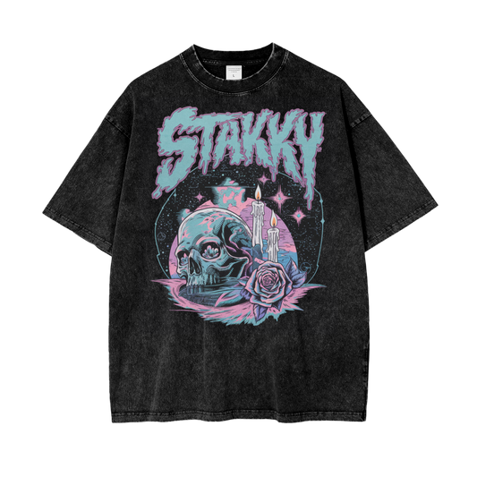 Stakky Oversize Snow Washed T-Shirt