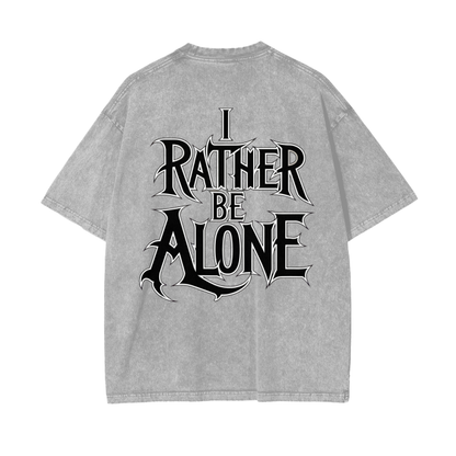 Aonaran Graphic Acid Wash Oversize T-Shirt