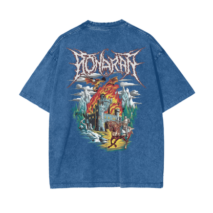 Aonaran Reversed Oversize Snow Washed T-Shirt