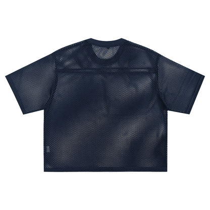 Aonaran 1 OFF See-through Boxy Net T-shirt
