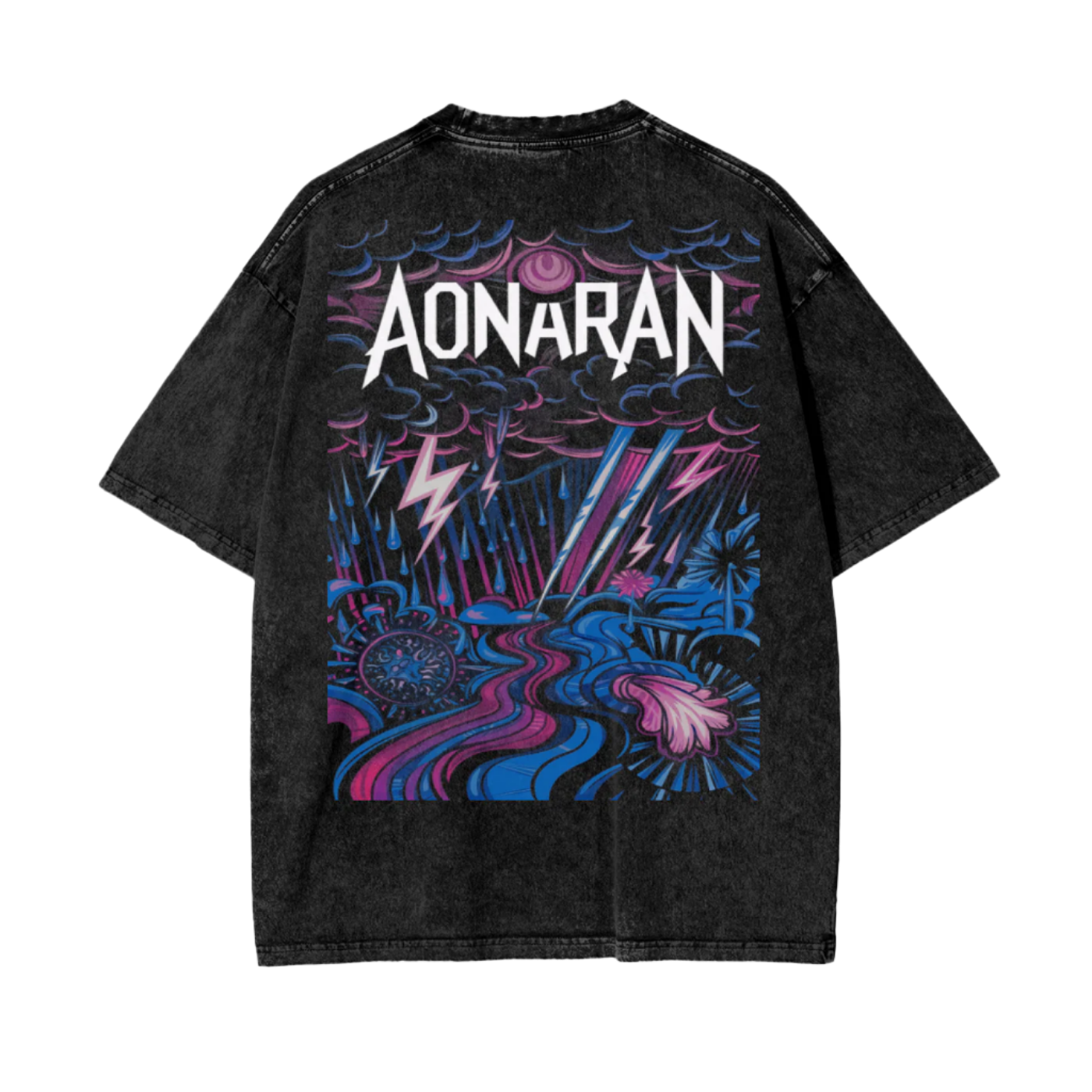 Aonaran Reversed Oversize Snow Washed T-Shirt