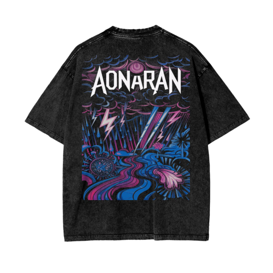Aonaran Reversed Oversize Snow Washed T-Shirt