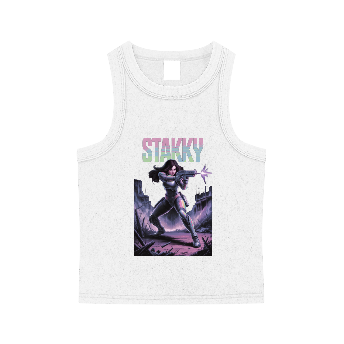 Stakky Season 2 Snow Washed Tank Top