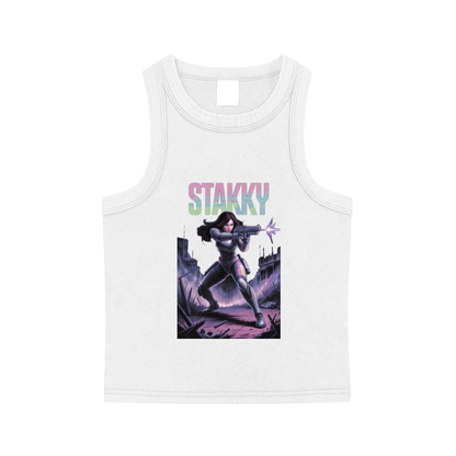 Stakky Season 2 Snow Washed Tank Top