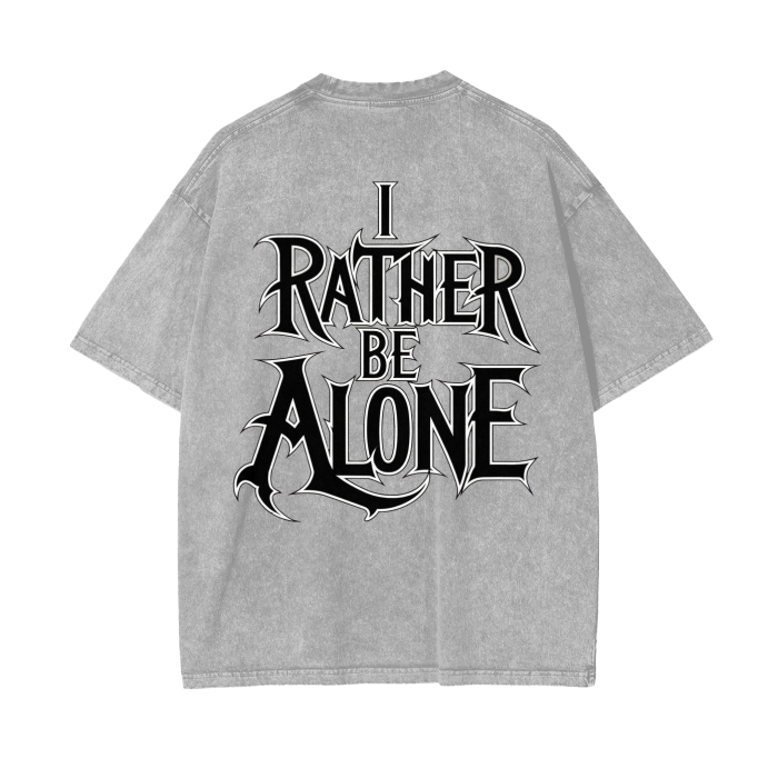 Aonaran Graphic Acid Wash Oversize T-Shirt