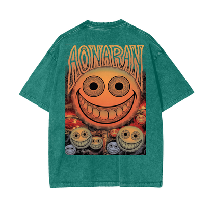 Aonaran Reversed Oversize Snow Washed T-Shirt