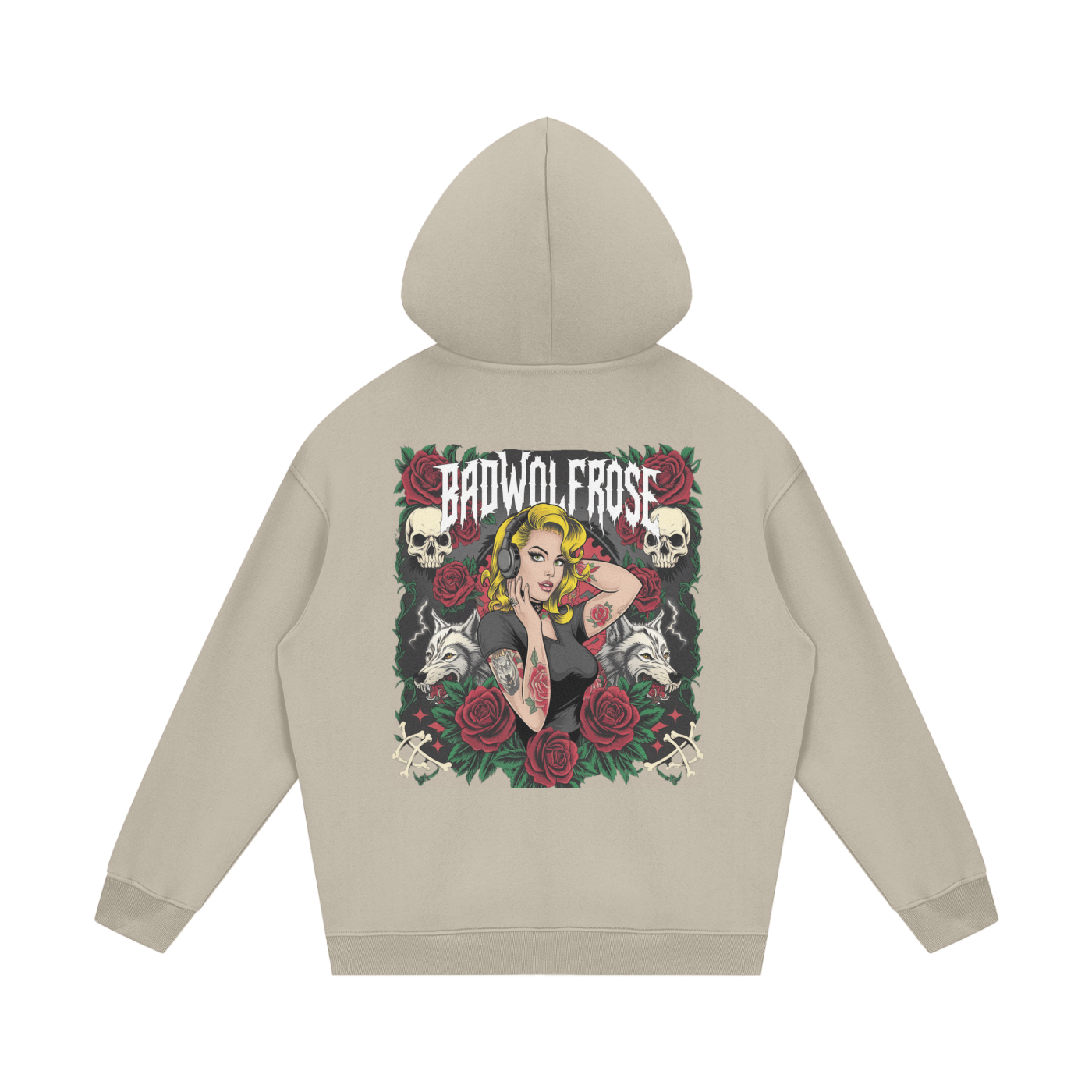 BadWolfRose Fleece Hoodie
