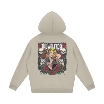 BadWolfRose Fleece Hoodie