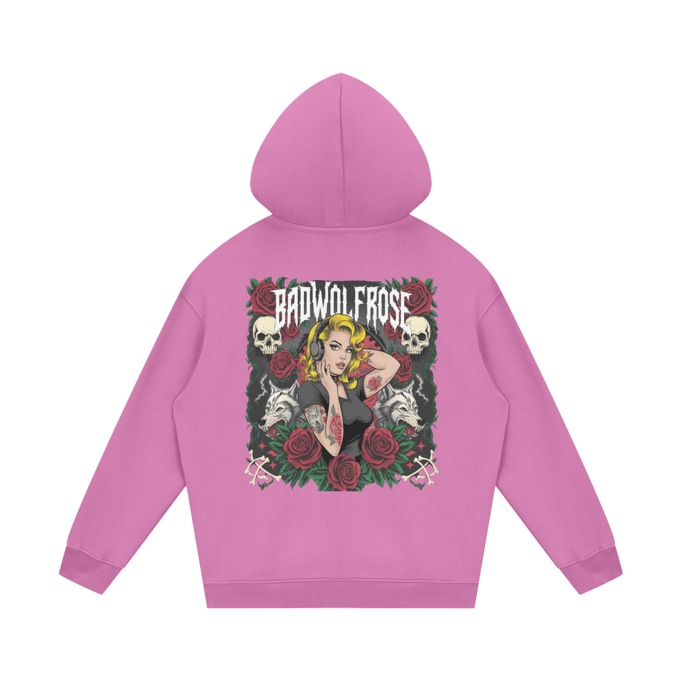 BadWolfRose Fleece Hoodie
