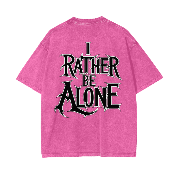 Aonaran Graphic Acid Wash Oversize T-Shirt