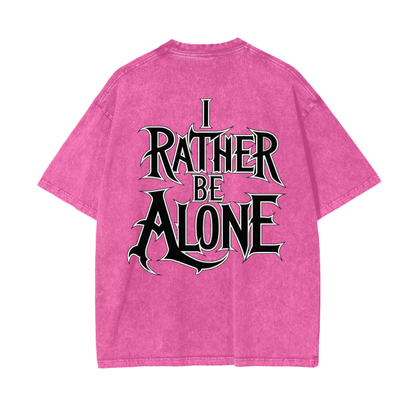 Aonaran Graphic Acid Wash Oversize T-Shirt