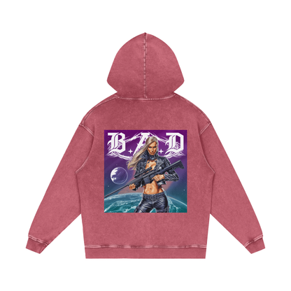 B.A.D. Acid Wash Oversize Hoodie