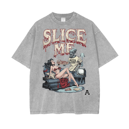 Aonaran Graphic Acid Wash Oversize T-Shirt