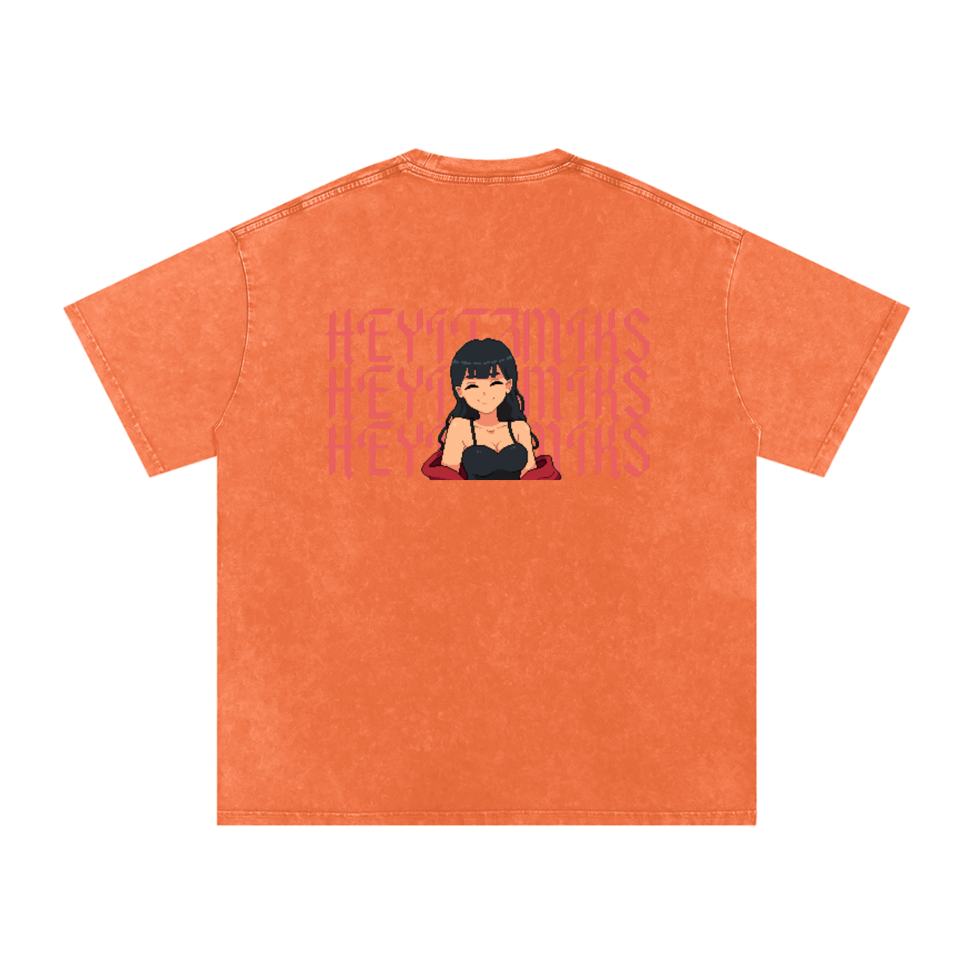 HeyItzMiks Acid Wash Oversize T-Shirt