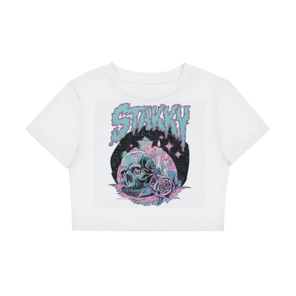 Stakky Women's Fitted Crop Tee