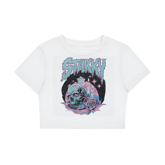 Stakky Women's Fitted Crop Tee